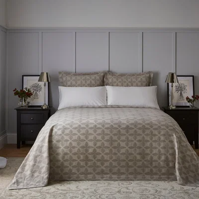 Dunelm Dorma Danbury Bedspread Grey