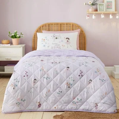 Dunelm Helston Fairies Bedspread