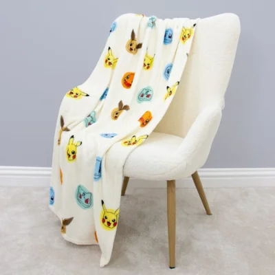 Dunelm Pokemon Fleece 150cm x 100cm Throw Blanket