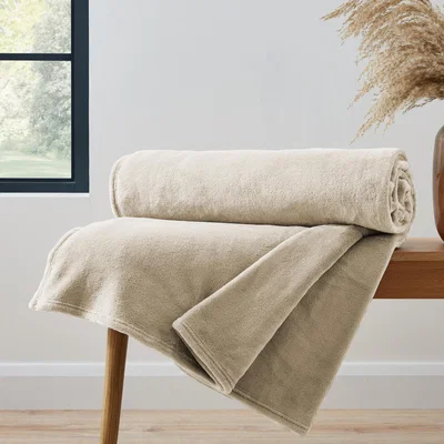 Dunelm Supersize Family Snuggle Throw Natural
