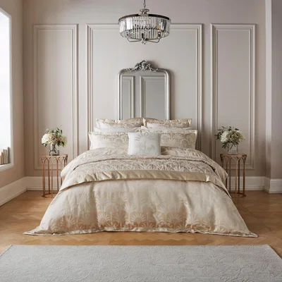 Dunelm Dorma Luxe Palms Bedspread