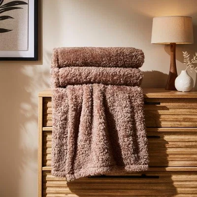 Dunelm Teddy Bear Throw Blanket