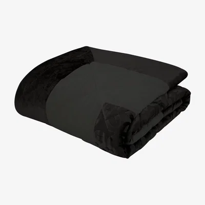 Dunelm Catherine Lansfield Lattice Cut Velvet Quilted Bedspread