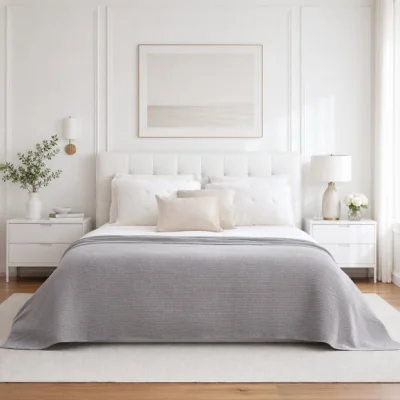 Dunelm Dorma Cashmere Wool Blend Bedspread