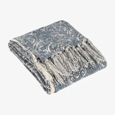 Dunelm Durelle Tassel Edge Throw Blanket