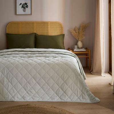 Dunelm Camille Stripe Brushed Cotton Bespread