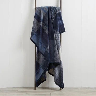 Dunelm Thermosoft Navy 150cm x 200cm Blanket Navy (Blue)