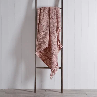 Dunelm Camden 130cm x 180cm Throw Blush (Pink)
