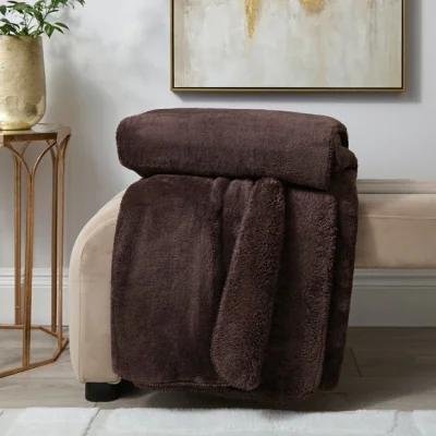 Dunelm Velvety Soft Fleece Throw Blanket 200cm x 200cm