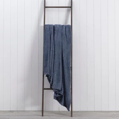 Dunelm Amelia Fleece 200cm x 200cm Throw Blue