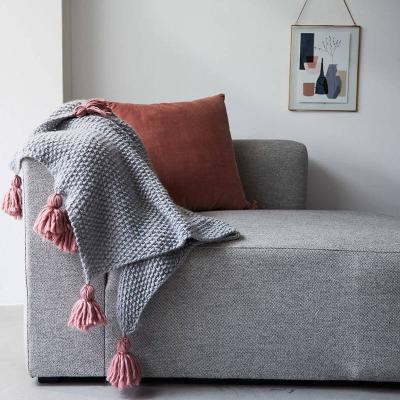 Dunelm Chunky Tassel Throw Blanket Knitting Kit