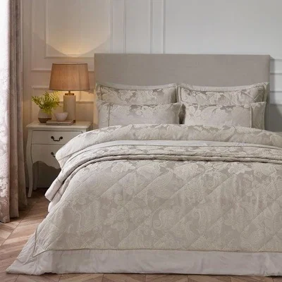 Dunelm Catherine Lansfield Opulent Jacquard Bedspread