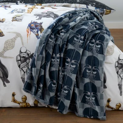Dunelm Star Wars Darth Vader Throw Blanket 120cm x 150cm