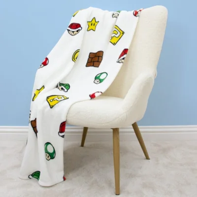 Dunelm Super Mario 150cm x 100cm Throw Blanket