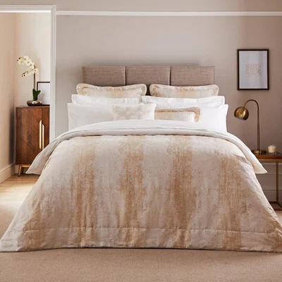 Dunelm Dorma Purity Corinthia Bedspread Gold