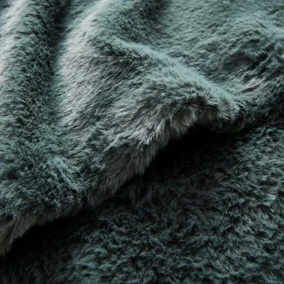 Dunelm Double Sided Faux Fur Throw Blanket