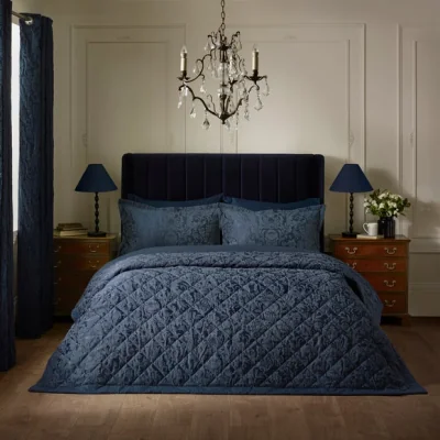Dunelm Dorma Vivana Damask Bedspread