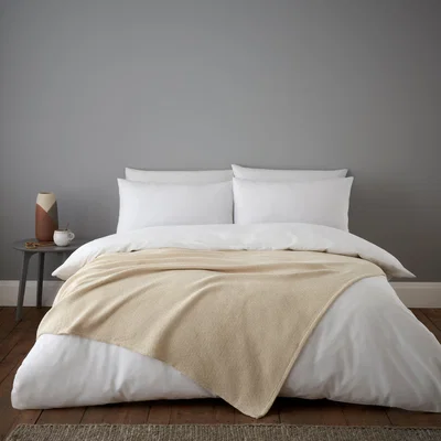 Dunelm Laurie Throw Natural