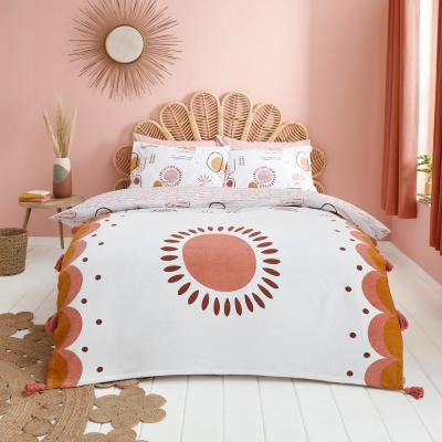 Dunelm Boho Desert Throw Pink