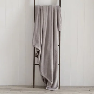 Dunelm Seriously Soft 220cm x 220cm Throw Seriously Soft Grey
