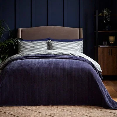 Dunelm Chenille Textured Throw Blanket 235cm x 235cm