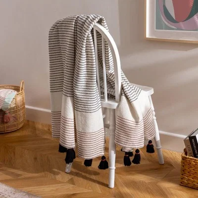 Dunelm furn. Banda Cotton Throw Blanket