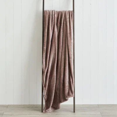 Dunelm Evan 200cm x 200cm Throw Taupe (Brown)