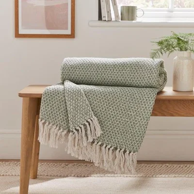 Dunelm Norris Throw Blanket
