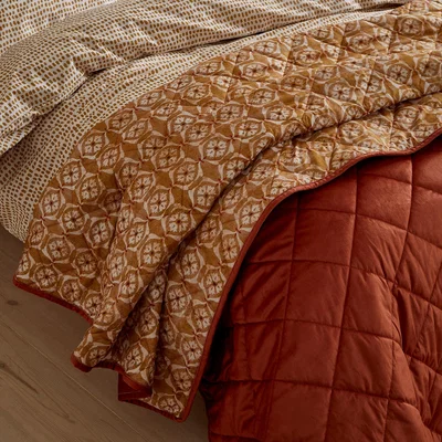 Dunelm Tangier Tile Bedspread