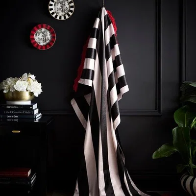 Dunelm Laurence Llewelyn-Bowen Festivo Stripe Throw Blanket 130cm x 180cm