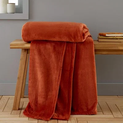 Dunelm Catherine Lansfield Raschel Velvet Touch Throw Blanket 200cm x 240cm