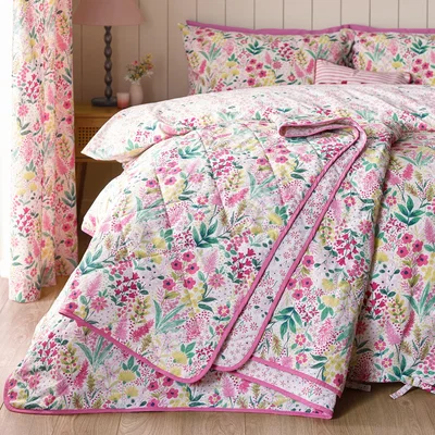 Dunelm Catherine Lansfield Tilly Floral Bedspread