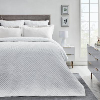 Dunelm Dorma Purity Genevieve White Bedspread White