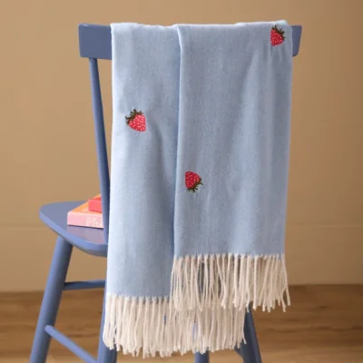 Dunelm furn. Fruits Berry Sweet Throw Blanket 130cm x 180cm