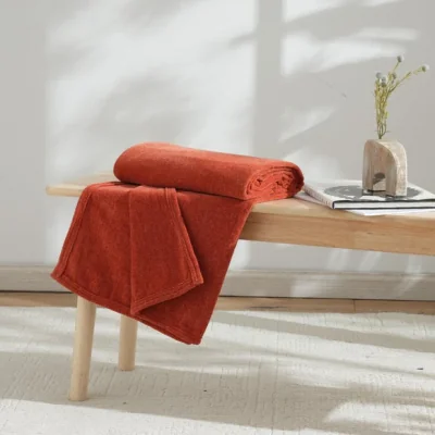 Dunelm Chenille Throw Blanket