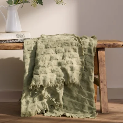 Dunelm Wylder Nature Walton 140cm x 180cm Throw Blanket