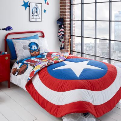 Dunelm Marvel Shield Bedspread MultiColoured