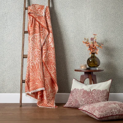 Dunelm Morris & Co. Marigold Throw Blanket 130cm x 170cm
