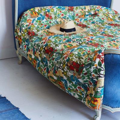 Graham & Green Graham and Green Mexicana Tapestry Print King Size Bedspread