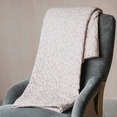 Graham & Green Pink and Blue Floral Quilt