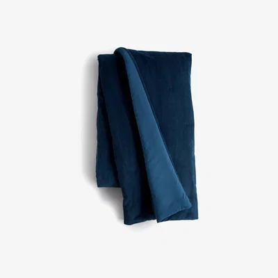 Habitat Habitat Studio Ribbed Throw - Navy Blue