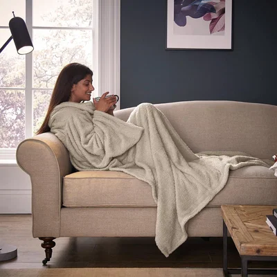 Habitat Silentnight Natural Snugsie Wearable Blanket