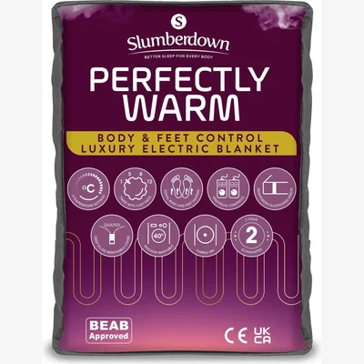 Habitat Slumberdown Perfectly Warm Luxury Electric Blanket-King Dual