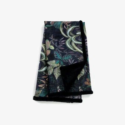 Habitat Habitat Botanical Faux Fur Throw - Multi - 125x150cm