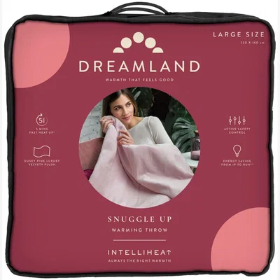 Habitat Dreamland Snuggle Up Warming Large Throw - Pink
