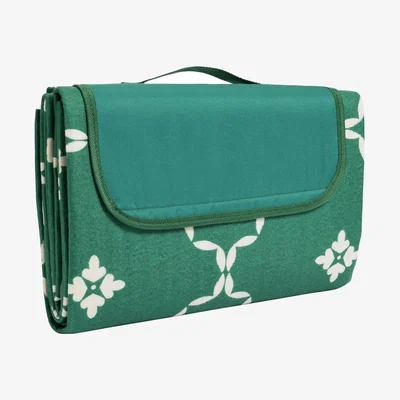 Habitat Habitat Green Large Patterned Picnic Blanket