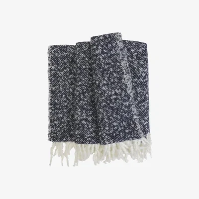 Habitat Habitat Faux Textured Mohair Throw - Navy - 125x150cm