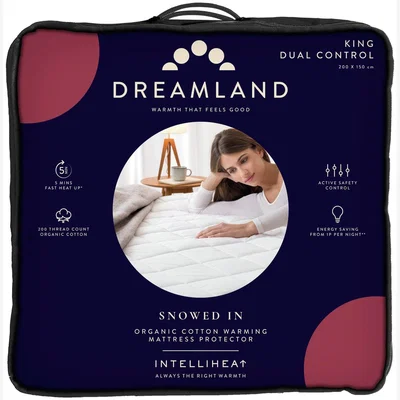 Habitat Dreamland Organic Electric Dual Control Blanket-King