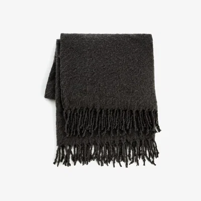 Habitat Habitat Faux Mohair Throw - Charcoal - 125X150cm