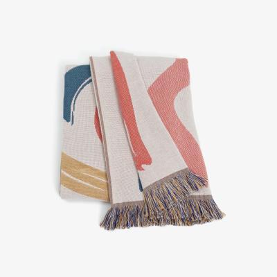 Habitat Habitat Studio Squiggle Cotton Throw - Multicoloured